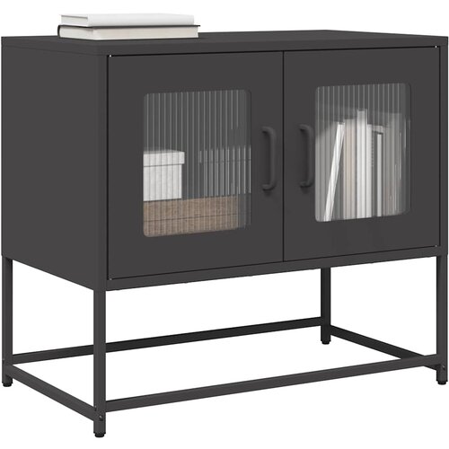vidaXL TV omarica črna 68x39x60,5 cm Hladno valjano jeklo Cene