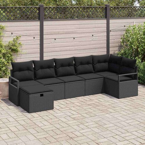  Kavčna garnitura z blazino 5 pcs poli ratan, (5000154668) Cene