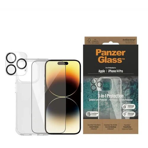 Panzer GLASS 3in1 SET Za Apple Iphone 14 Pro Slike
