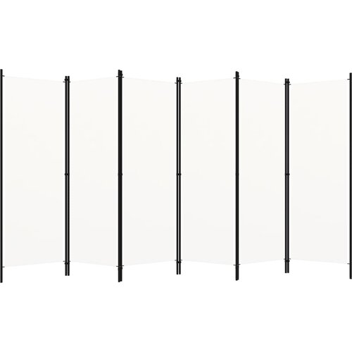 Furnova Paravan 6-delni bel 300x180 cm, (21931325) Cene