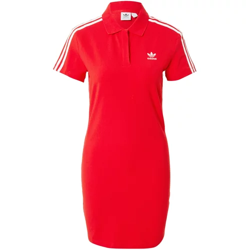 Adidas Haljina crvena / bijela