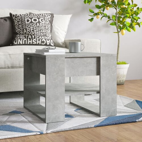 vidaXL stolić za kavu boja betona 55,5x55x45 cm konstruirano drvo Cijene