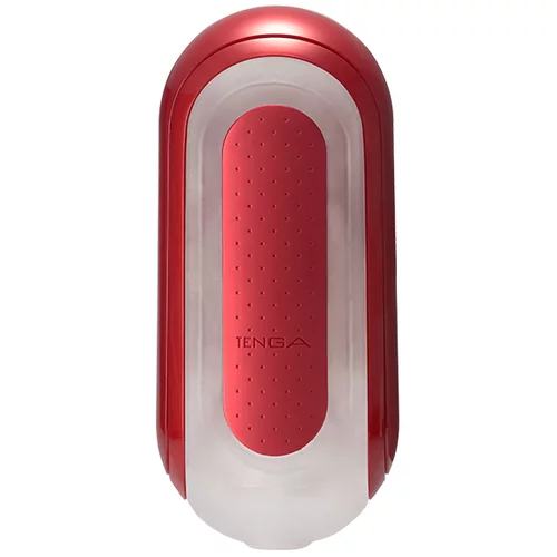 Tenga Vibracijski masturbator - Flip Zero, rdeč + grelnik za masturbator