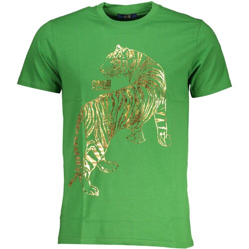 Cavalli Class GREEN MEN&#39;S SHORT SLEEVED T-SHIRT Cene