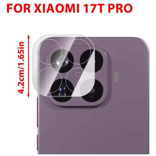  Za&amp;scaron;čitno kaljeno steklo 3D za zadnjo kamero za Xiaomi 17T Pro Slike