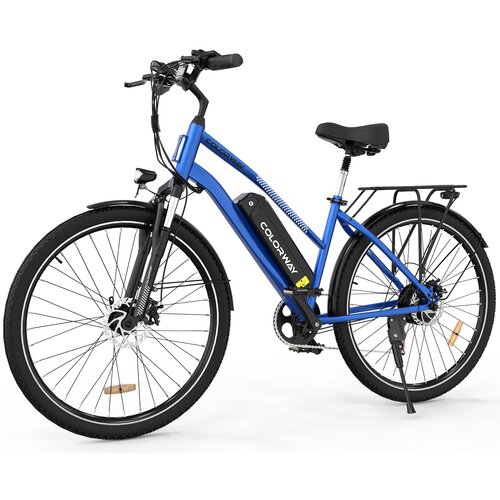 COLORWAY električno kolo BK27, 28-palčno e-kolo, 2 načina vožnje mestno kolo s 36 v 15 ah baterijo, primestno kolo z 250 w motorjem, e-kolo za odrasle uniseks, doseg do 45-100 km., (21333227) Cene