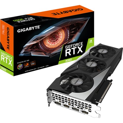 Gigabyte GeForce RTX 3060 GAMING OC 12G GDDR6 grafična kartica, PCIe 4.0, 2xHDMI 2.1, 2xDisplayPort 1.4a - GV-N3060GAMING OC-12GD 2.0 Slike