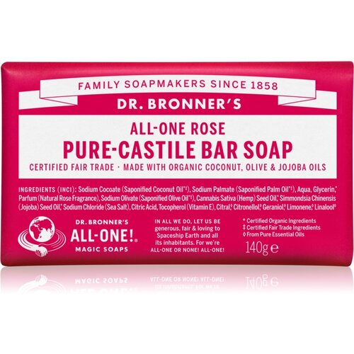 DR. BRONNER'S Rose trdo milo 140 g Cene