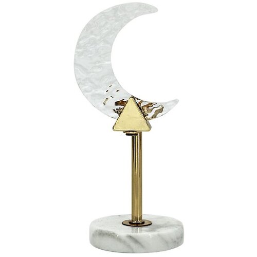 Schafer Schäfer mramorni držač za tealight svijeće Lune, 21 cm, bijela Cene