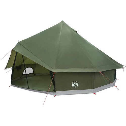 vidaXL Tipi šotor Olivno zelena 500 x 500 x 300 cm Poliester in jeklo, (5000309493) Cene