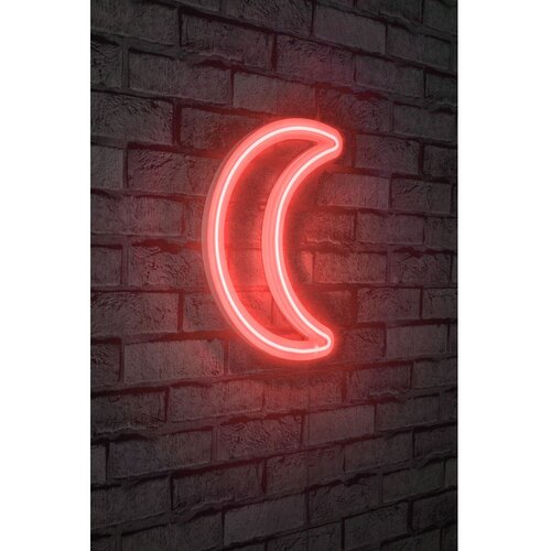 Wallity Dekorativna LED rasveta Crescent, 26x37x2cm, Crvena Cene