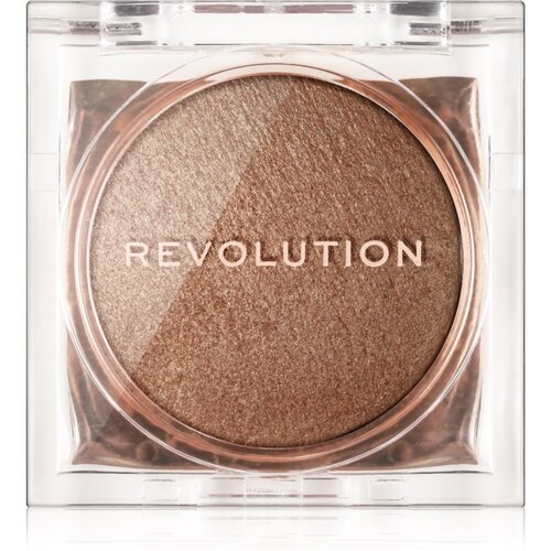 Makeup Revolution Beam Bright kompaktni pudrasti osvetljevalec odtenek Bronze Baddie 2,45 g Cene