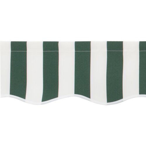 Tenda Valance za okvir 4.5 m Zelena i bijela 4.3x0.2 m Slike