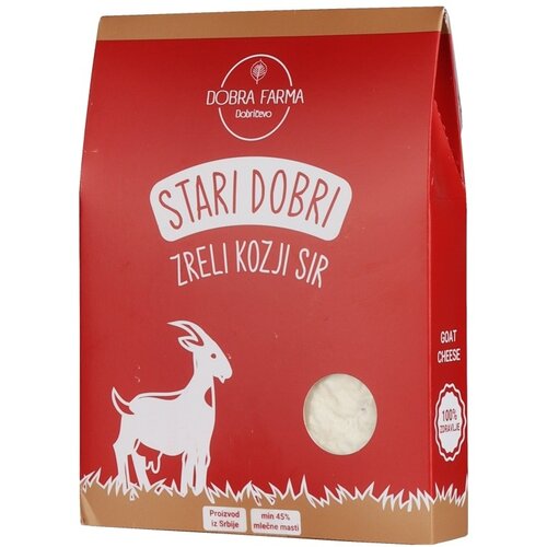  DOBRA FARMA Stari dobri zreli koziji sir 200g Slike