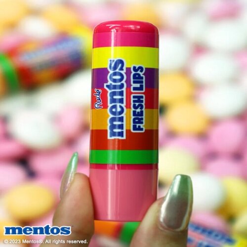 Rude Cosmetics set balzama za usne MENTOS FRESH LIPS Tropical Mix 4 g Slike
