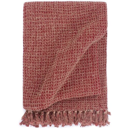 vidaXL Odeja iz bombaža 160x210 cm bordo Cene