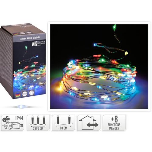  BOŽIĆNA RASVJETA SILVERWIRE 240 LED MULTICOLOR Slike