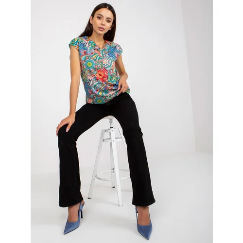 RUE PARIS Blouse-WN-BZ-3005-4.35-multicolor