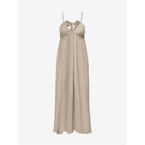 Only Beige Women's Satin Maxishdress Phoenix - Women Cijene
