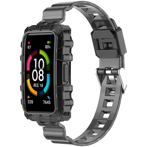 INF Kristalno čist zaščitni pašček za uro Huawei Band Black, (22076752) Cene