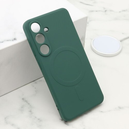  Maska VELVET TOUCH MagSafe za Samsung S931B Galaxy S25 5G/ tamno zelena Cene