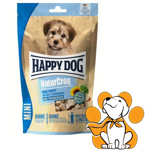 Happy Dog naturcroq Mini Puppy Training Snack 100g, Poslastice Za Trening Slike