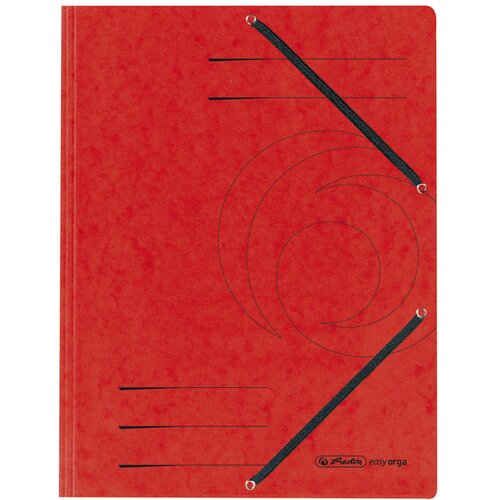  FASCIKL KLAPA S GUMICOM KARTON A4 HERLITZ 10843902 CRVENI Cene