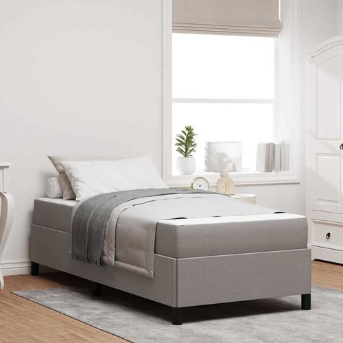 vidaXL Krevet s opruga kutije Krem, Crna 90 x 200 cm Cene