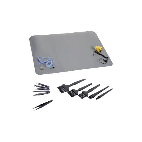 Quadrios ESD set stolnih podloga siva (D x Š) 600 mm x 400 mm Cijene
