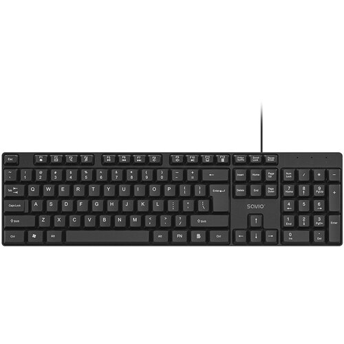 Savio KB-01 keyboard Home /Office USB QWERTY US English Black Slike
