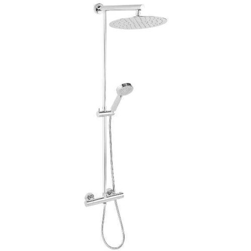 Trevi tuš set s termostatsko armaturo in dežno nadglavno prho 300mm komplet (gibljiva cev 150 cm, prha 3 funkcije, konzola 800-1250mm) krom Cene