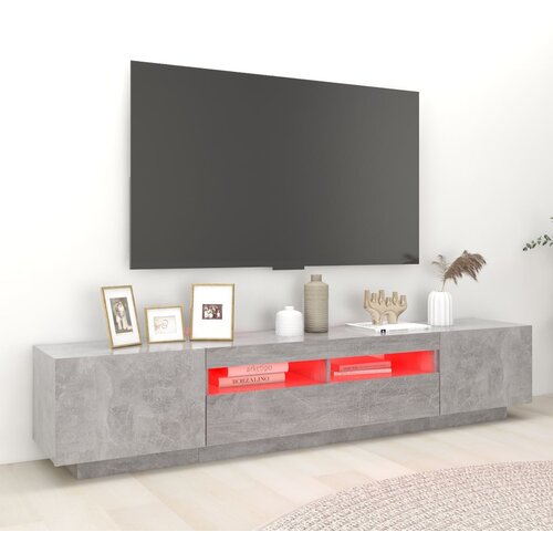  TV ormarić s LED svjetlima 200 x 35 x 40 cm Slike