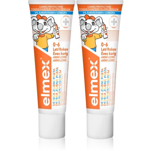 Elmex Caries Protection Kids pasta za zube za djecu 2 x 50 ml Slike