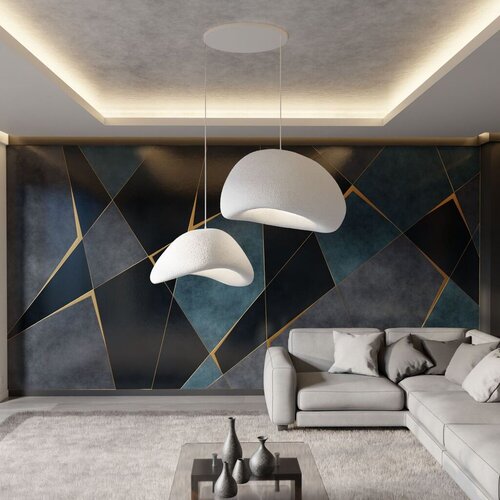 Opviq Luster Wabi Sabi Plasterglows, bijela Slike