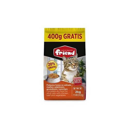  Hrana za mace govedina 2kg+200g Friend DC Cijene