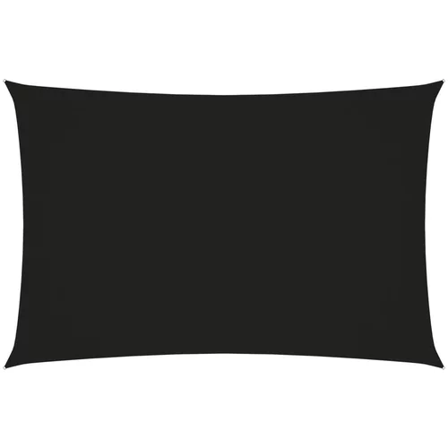 vidaXL jedro protiv sunca od tkanine Oxford pravokutno 2 x 4,5 m crno