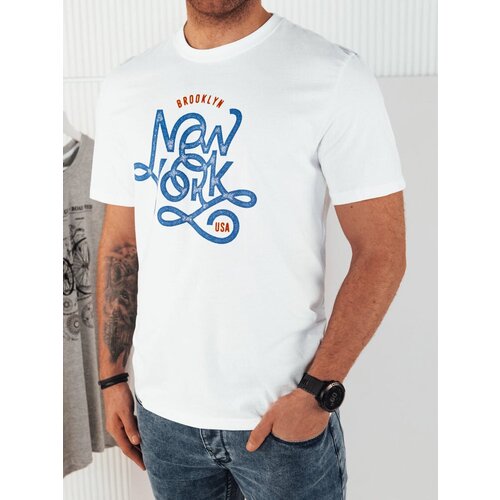 DStreet Men's T-shirt with white print Cene