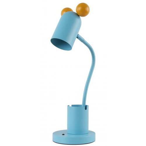 Gtv Svetlo modra namizna svetilka s kovinskim senčilom (višina 50 cm) Mouse – Cene