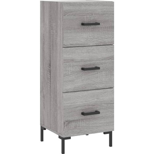 Maison Chic Komoda - Predalnik siva sonoma 34,5x34x90 cm inženirski les, (21718067) Cene