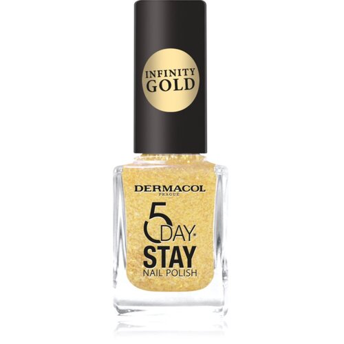 Dermacol Infinity 5 Day Stay dolgoobstojen lak za nohte odtenek 63 Gold 11 ml Cene