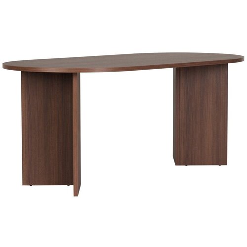 Hanah home Sablin - Walnut Walnut Dining Table Slike