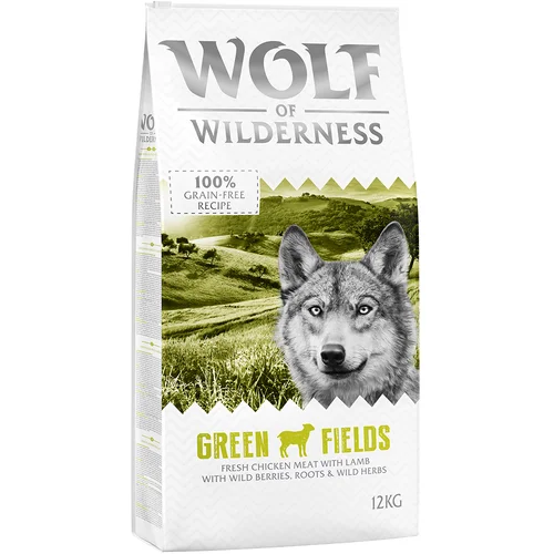 Wolf of Wilderness 10 € popusta na 12 kg - Green Fields - janjetina