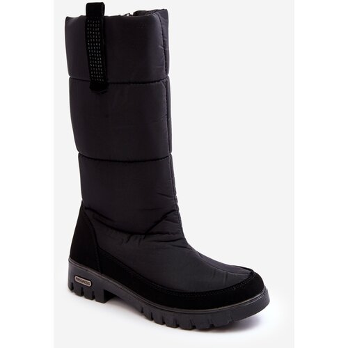 Kesi Women's Insulated Snow Boots Progress Black Cene