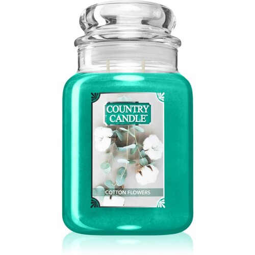 Country Candle Cotton Flowers mirisna svijeća 737 g Slike