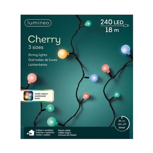 Spoljašnje Led novogodišnje lampice Cherry Multi L1800cm Lumineo 494660 Spoljašnje Led novogodišnje lampice Cherry Multi L1800cm Lumineo 4 Cene
