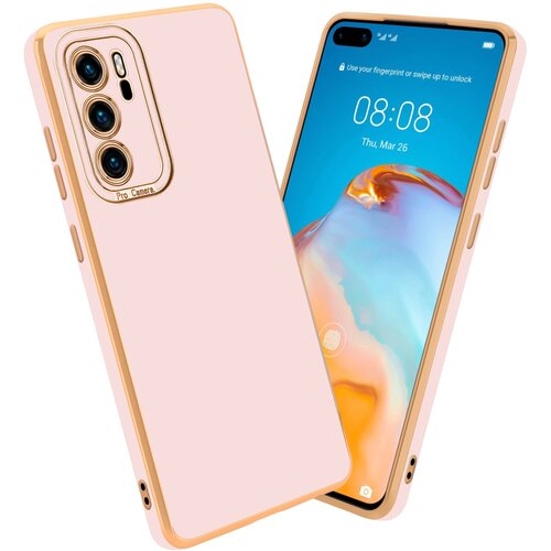 Cadorabo Ohi&scaron;je, združljiv s Huawei v sijajnem roza - rožnato zlato - za&scaron;čitni pokrov iz fleksibilnega silikona TPU in z za&scaron;čito pred kamero, (20617533) Cene