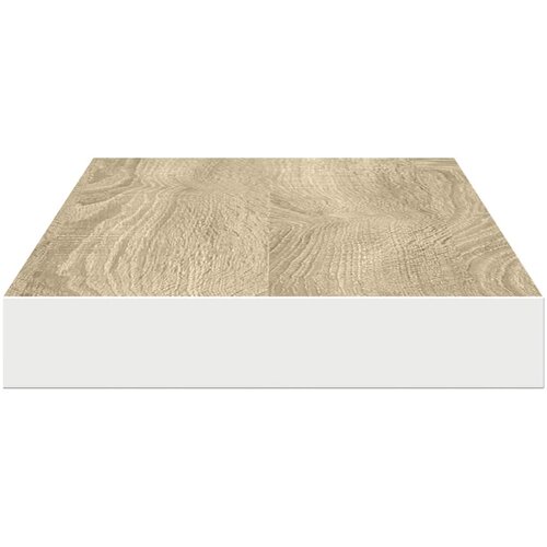  Plutajuća zidna polica boja hrasta i bijela 80x23,5x3,8 cm MDF Slike