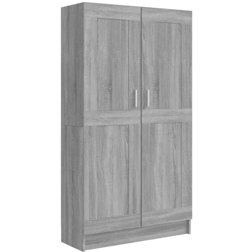 Maison Chic Knjižna omara - Knjižni regal siva sonoma 82,5x30,5x150 cm inženirski les, (21725912) Slike