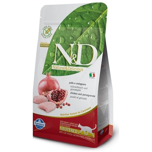N&amp;amp;d suva hrana za odrasle mačke, Piletina i nar, 5kg Slike