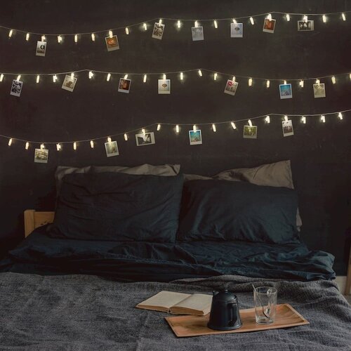 DecoKing LED svetlobna ogrlica ščipalkami Pin, 40 lučk, dolžina 6,35 m Cene